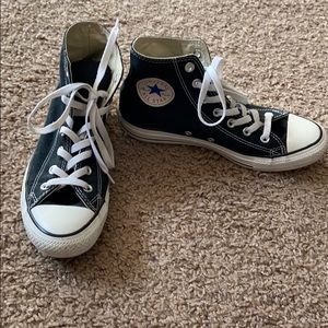 Black high top Converse